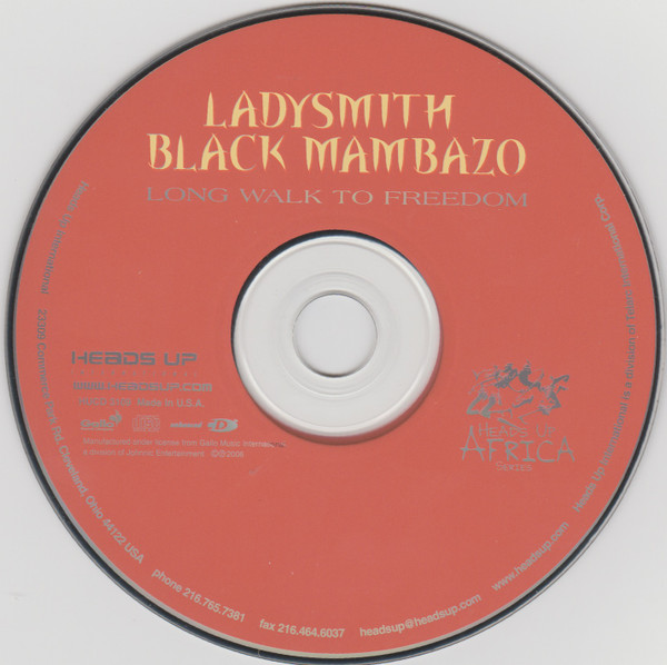 Ladysmith Black Mambazo - Long Walk To Freedom (CD, Album, Enh) (Near Mint (NM or M-)) - Image 3