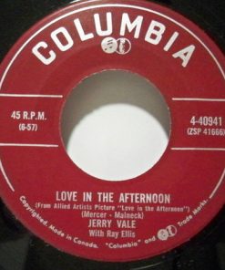 Jerry Vale With Ray Ellis - Love In The Afternoon / I'm Not Ashamed (7", Single) (Very Good Plus (VG+))