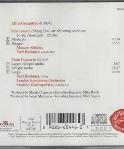 Alternative view of Yuri Bashmet, Alfred Schnittke, Moscow Soloists, London Symphony Orchestra / Mstislav Rostropovich - Viola Concerto - Trio Sonata (CD, Album) (Near Mint (NM or M-))