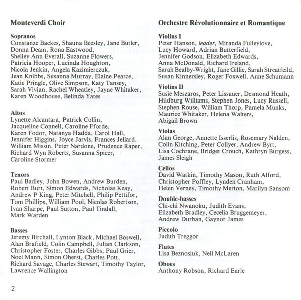 Hector Berlioz - Donna Brown, Jean-Luc Viala, Gilles Cachemaille, The Monteverdi Choir, Orchestre Révolutionnaire Et Romantique, John Eliot Gardiner - Messe Solennelle (CD) (Near Mint (NM or M-)) - Image 3