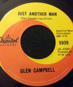 Alternative view of Glen Campbell - Gentle On My Mind / Just Another Man (7", Single) (Very Good Plus (VG+))
