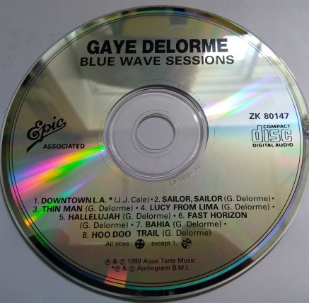 Gaye Delorme - Blue Wave Sessions (CD, Album) (Near Mint (NM or M-)) - Image 3