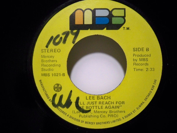 Lee Bach (2) - I'm Never Leavin' Texas Again (7", Single) (Very Good (VG)) - Image 2