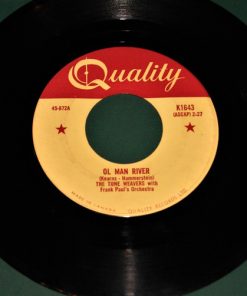 The Tune Weavers With Frank Paul's Orchestra - Happy, Happy Birthday Baby / Ol Man River (7") (Very Good Plus (VG+))