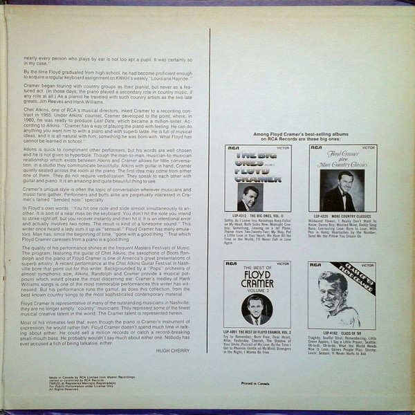Floyd Cramer - This Is Floyd Cramer (2xLP, Comp) (Mint (M)) - Image 3