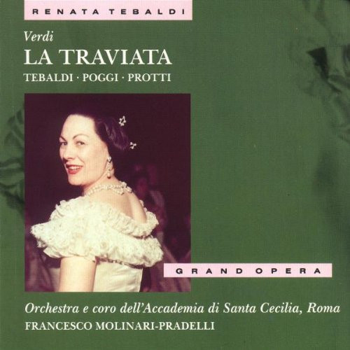 Giuseppe Verdi - Renata Tebaldi, Gianni Poggi, Aldo Protti, Orchestra dell'Accademia Nazionale di Santa Cecilia E Coro dell'Accademia Nazionale di Santa Cecilia, Francesco Molinari-Pradelli - La Traviata (2xCD, RM) (Near Mint (NM or M-))