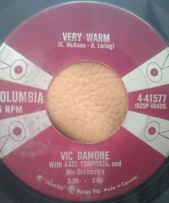 Vic Damone - Your Smile / Very Warm (7") (Very Good Plus (VG+))