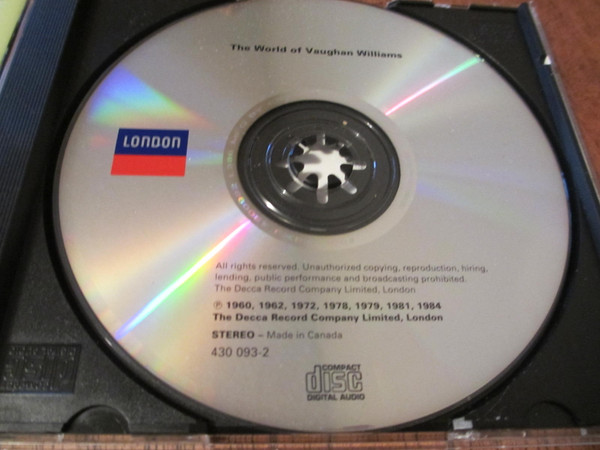 Ralph Vaughan Williams - The World of Vaughan Williams (CD, Comp, RM) (Near Mint (NM or M-)) - Image 2