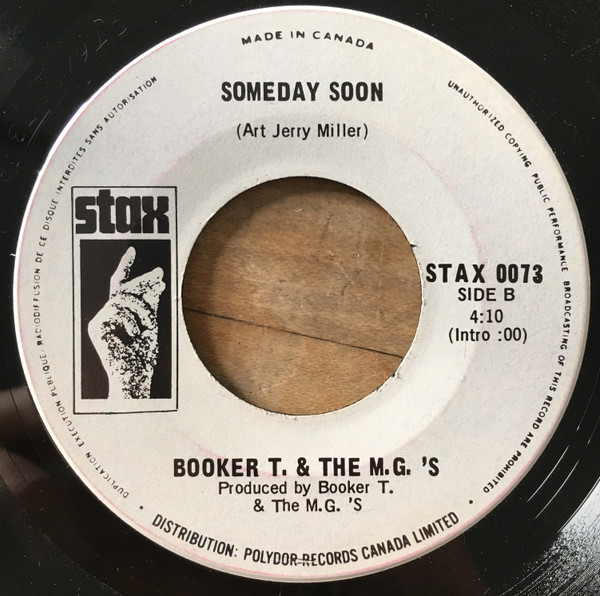 Booker T & The MG's - Something (7", Single, Promo) (Near Mint (NM or M-)) - Image 2