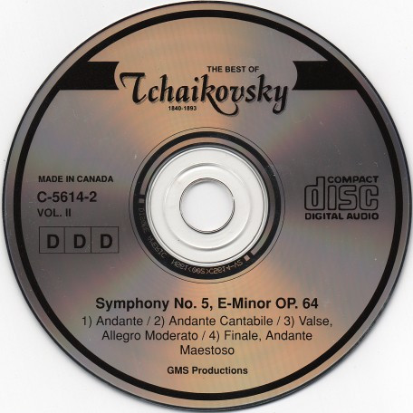 Pyotr Ilyich Tchaikovsky, Radio Symphony Orchestra - The Best of Tchaikovsky, Vol. II (CD) (Near Mint (NM or M-)) - Image 3
