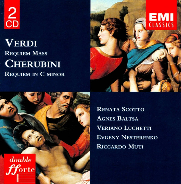 Giuseppe Verdi, Luigi Cherubini - Renata Scotto, Agnes Baltsa, Veriano Luchetti, Evgeny Nesterenko, Riccardo Muti - Requiem Mass - Requiem In C Minor (2xCD, Comp, RM) (Near Mint (NM or M-))