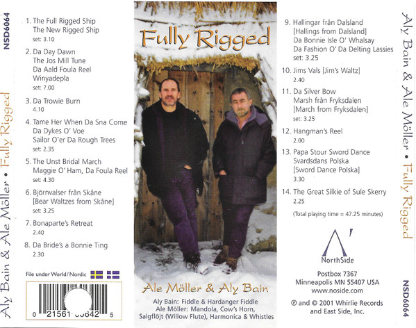 Aly Bain & Ale Möller - Fully Rigged (CD, Album) (Near Mint (NM or M-)) - Image 2