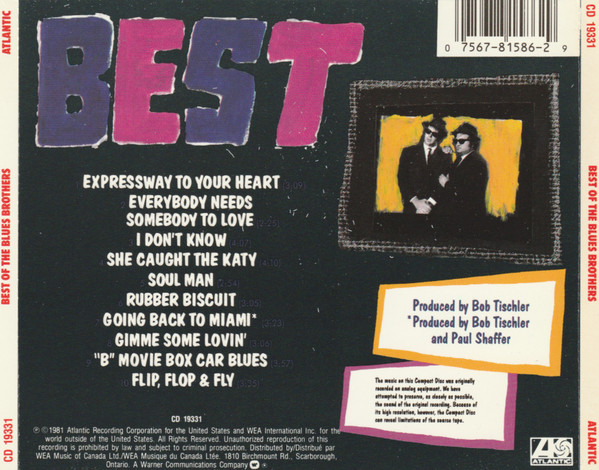 The Blues Brothers - Best Of The Blues Brothers (CD, Comp, RE) (Near Mint (NM or M-)) - Image 2