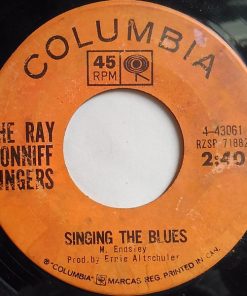 Ray Conniff And The Singers - Singing The Blues / Invisible Tears (7") (Very Good (VG))