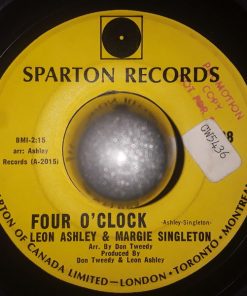 Alternative view of Leon Ashley - Hangin' On / Four O'Clock (7", Single) (Very Good Plus (VG+))