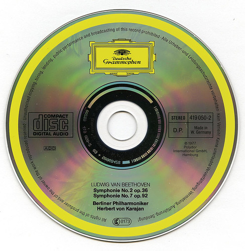 Ludwig van Beethoven / Berliner Philharmoniker / Herbert von Karajan - Symphonies Nos. 2 & 7 (CD, Comp, RM) (Near Mint (NM or M-)) - Image 3