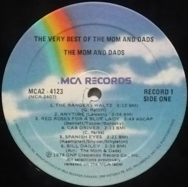 The Mom And Dads - The Very Best of The Mom and Dads (2xLP, Comp) (Mint (M)) - Image 3