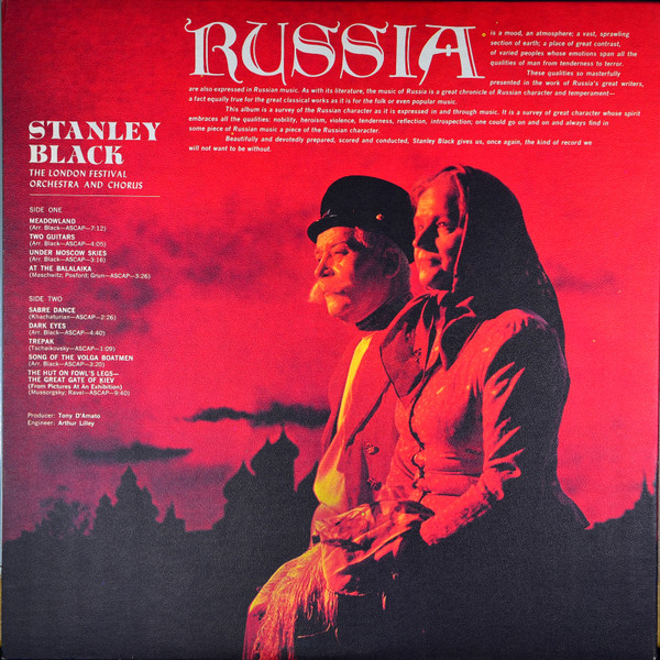 Stanley Black Conducting The London Festival Orchestra And London Festival Chorus - Russia (LP, Album, Gat) (Mint (M)) - Image 4