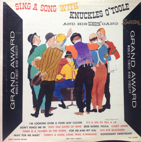 Knuckles O'Toole - Sing A Song With Knuckles O'Toole And His Singin' Gang (LP, Album, Mono) (Mint (M))