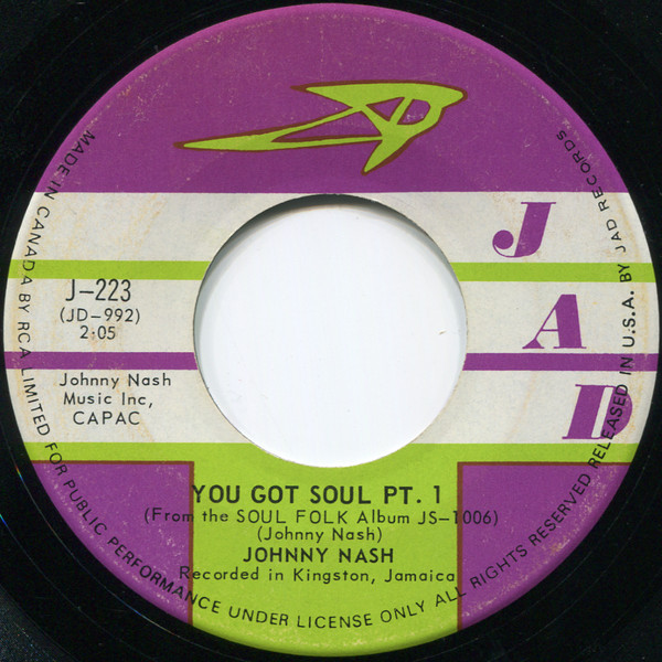 Johnny Nash - (What A) Groovey Feeling (7", Single) (Near Mint (NM or M-)) - Image 2