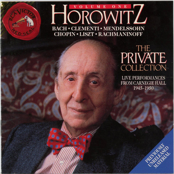 Vladimir Horowitz - The Private Collection, Vol. 1 (CD, Album, Mono, Club, RM) (Near Mint (NM or M-))