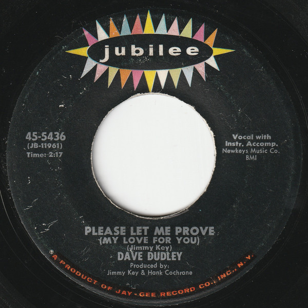 Dave Dudley - Under Cover Of The Night (7", Single) (Near Mint (NM or M-)) - Image 2
