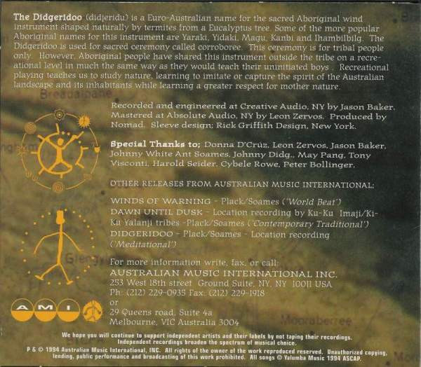 Nomad (3) - Nomad (CD, Album) (Near Mint (NM or M-)) - Image 2