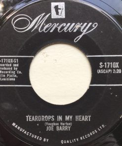 Joe Barry - Teardrops In My Heart (7", Single) (Very Good Plus (VG+))