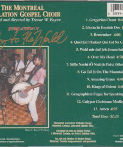 Alternative view of Montreal Jubilation Gospel Choir - Jubilation V-Joy To The World (CD, Album) (Near Mint (NM or M-))