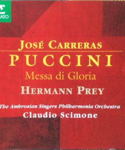 José Carreras, Hermann Prey, The Ambrosian Singers, Philharmonia Orchestra, Claudio Scimone, Giacomo Puccini - Messa Di Gloria (CD, Album, RP) (Near Mint (NM or M-))