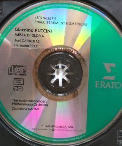 Alternative view of José Carreras, Hermann Prey, The Ambrosian Singers, Philharmonia Orchestra, Claudio Scimone, Giacomo Puccini - Messa Di Gloria (CD, Album, RP) (Near Mint (NM or M-))