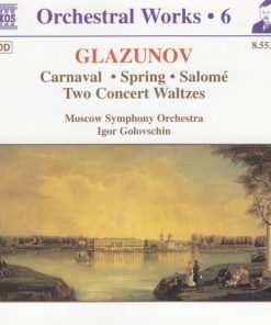 Alexander Glazunov, The Moscow Symphony Orchestra, Igor Golovschin - Carnaval ･ Spring ･ Salomé ･ Two Concert Waltzes (CD, Album) (Near Mint (NM or M-))