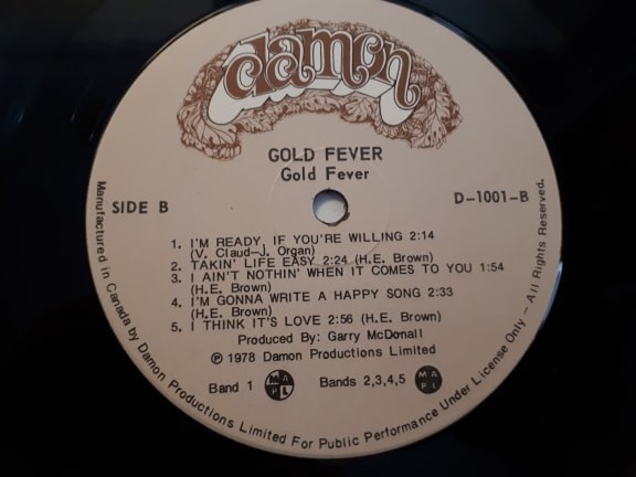 Gold Fever Band - Gold Fever (LP, Album) (Mint (M)) - Image 4