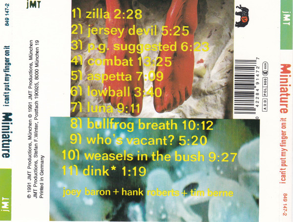 Miniature - I Can't Put My Finger On It (CD, Album) (Near Mint (NM or M-)) - Image 2