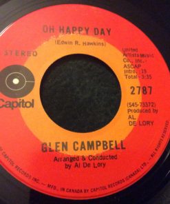 Glen Campbell - Oh Happy Day / Someone Above (7", Single) (Very Good (VG))