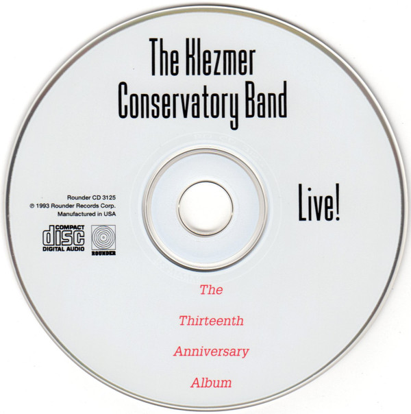 Klezmer Conservatory Band - The Thirteenth Anniversary Album Live! (CD) (Near Mint (NM or M-)) - Image 3