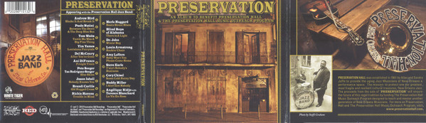 Preservation Hall Jazz Band - Preservation (An Album To Benefit Preservation Hall & The Preservation Hall Music Outreach Program) (CD, Comp) (Near Mint (NM or M-)) - Image 2