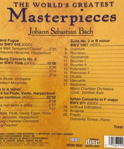 Alternative view of Johann Sebastian Bach - The World's Greatest Masterpieces (CD, Comp) (Near Mint (NM or M-))