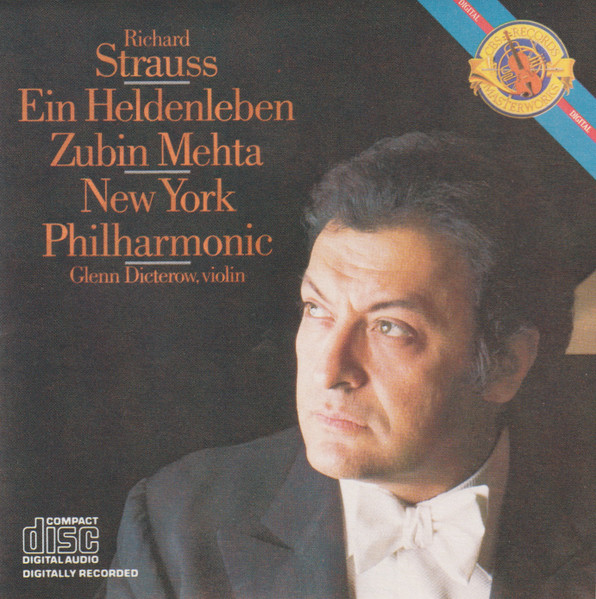 Richard Strauss, Zubin Mehta, New York Philharmonic, Glenn Dicterow - Ein Heldenleben (CD, Album) (Near Mint (NM or M-))