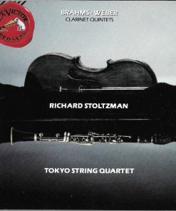 Johannes Brahms, Carl Maria von Weber, Richard Stoltzman, Tokyo String Quartet - Brahms - Weber Clarinet Quintets (CD, Album, Club, RE) (Near Mint (NM or M-))
