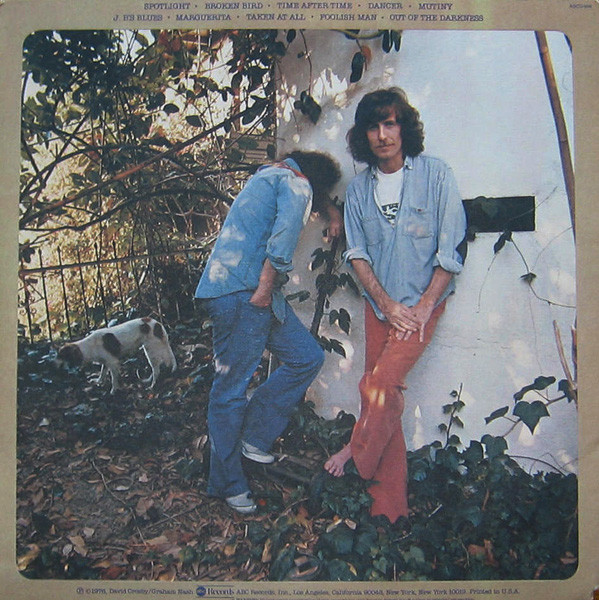 Crosby & Nash - Whistling Down The Wire (LP, Album, Kee) (Mint (M)) - Image 2