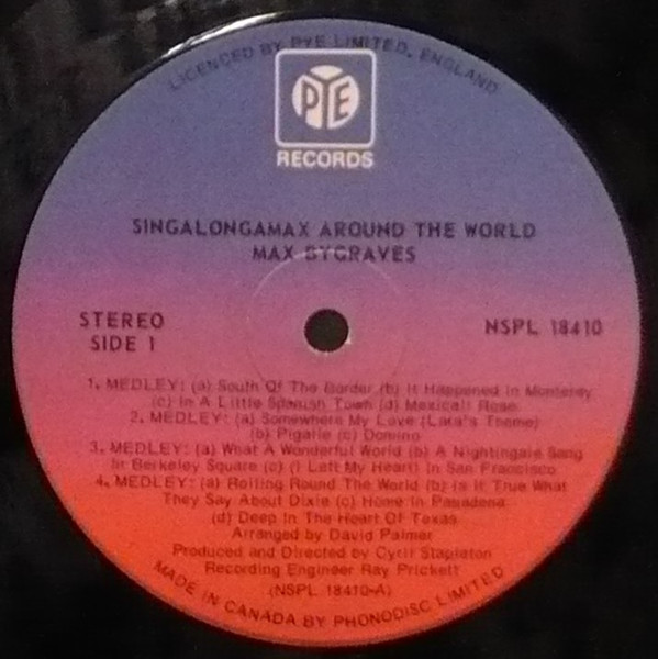 Max Bygraves - Singalongamax Vol4 (LP, Comp) (Mint (M)) - Image 3