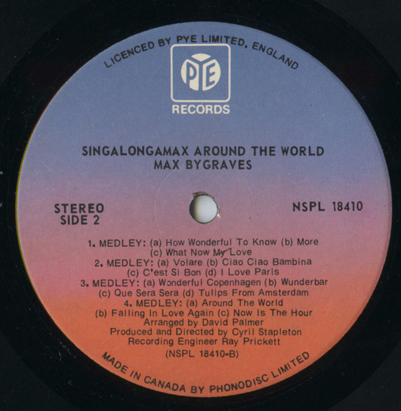 Max Bygraves - Singalongamax Vol4 (LP, Comp) (Mint (M)) - Image 4