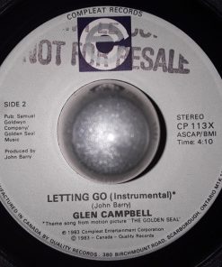 Alternative view of Glen Campbell - Letting Go (7", Single) (Very Good Plus (VG+))