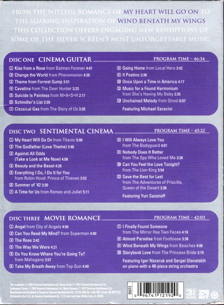 Various - Silver Screen Hits (3xCD, Comp, Dig) (Near Mint (NM or M-)) - Image 2