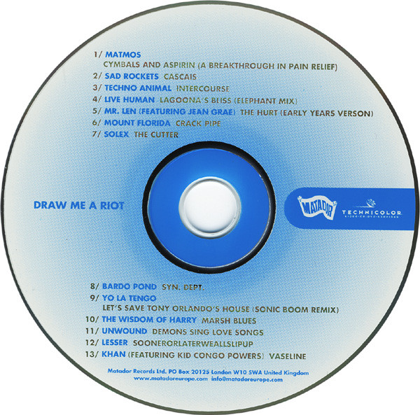Various - Draw Me A Riot (CD, Comp, Promo) (Mint (M)) - Image 3