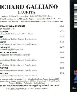 Alternative view of Richard Galliano - Laurita (CD, Album) (Near Mint (NM or M-))