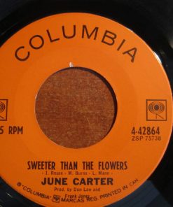 June Carter - I Pitched My Tent (On The Old Campground) (7") (Good Plus (G+))