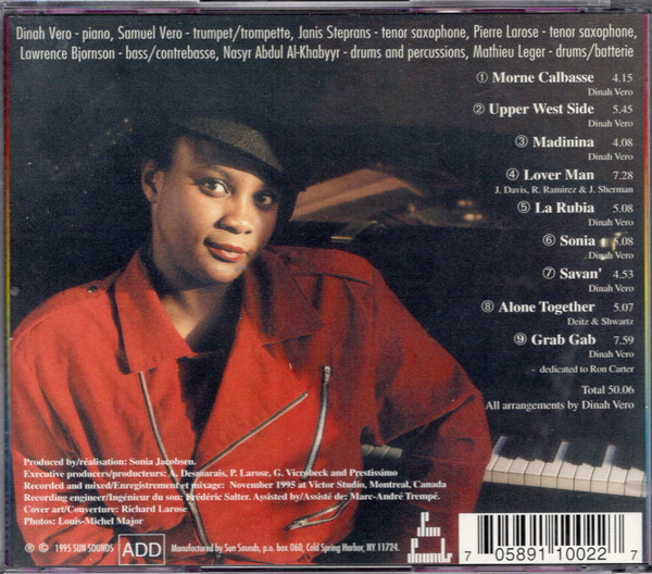 Dinah Vero - Savan' (CD) (Near Mint (NM or M-)) - Image 2