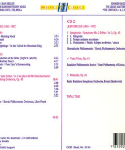 Edvard Grieg / Jean Sibelius - Die Grossen Meister Der Skandinavischen Musik / The Great Masters Of Scandinavian Music (Vol. 21) (2xCD, Comp) (Near Mint (NM or M-)) - Image 4